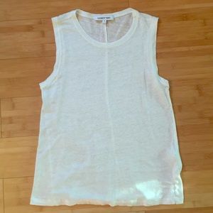 Elizabeth & James Linen Tank Top